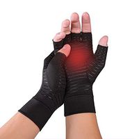 CROSS1946 Copper Arthritis Gloves for Men and Women Compressoion Gloves Fingerless Gloves Finger Joint Driving Gloves Women Relieve Carpal Tunnel Aches for All Lifestyles S