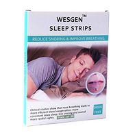 WesGen 90Pcs Sleep Strips Advanced Gentle Mouth Tape for Better Nose Breathing, Improved Nighttime Sleeping, Less Mouth Breathing, Instant Snoring Relief（3 Month Supply）