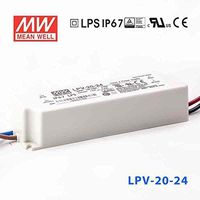 MeanWell LPV-20-24 Power Supply _ 20W 24V _ IP67