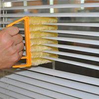 Best Design Useful Microfiber Window Cleaning Brush Air Conditioner Duster Cleaner, Window Cleaning Tool - Home Air Conditioning Tools, Window Cleaner, Shutter Cleaner, Cleaner Window