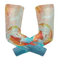 Anyangquji Japanese Koi Goldfish Arm Sleeve Protectiv for Man Elbow Brace for Arthritis (1 Pair)