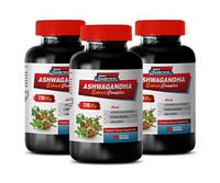 Vitamins for Brain and Memory for Women - ASHWAGANDHA Extract Complex 770MG - Premium Dietary Supplement - maca Root Herbal Supplement - 3 Bottles 180 Vegetable Capsules