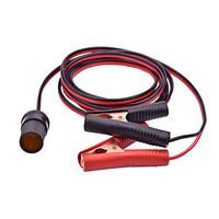 DC12V 24V Cigarette Lighter socket turn Battery Clip-on Car Cigarette Lighter Socket Adapter, 2M/6.5ft Length Cigarette Lighter Extension Cord