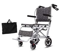 CHAIR Medical Rehab Chair, Wheelchair,Ultralight Aluminum Alloy Travel Airplane Wheelchair, Collapsible Portable Elderly Wheelchair