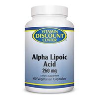 Vitamin Discount Center Alpha Lipoic Acid 250mg, 60 Veg Capsules