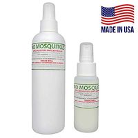 NO MOSQUITOZ | Mosquito, Gnat, and Biting Flies Repellant | Effective Personal Botanical Bug Spray | Hand-Crafted DEET-Free Hypoallergenic | Non-Greasy Formula (2, 2oz. / 8oz.)
