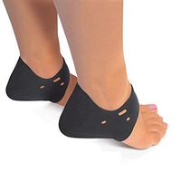 Plantar Fasciitis Arch Support Sleeves - Shock Absorbing Silicone Gel Heel, Ankle and Arch Support for Maximum Relief - Breathable Air Cushioned Support by Alayna