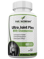 Taiy Nutrition Extra Strength Joint Relief - Pain, Flexibility & Healing Support - Joint Care Supplement with 100% Pure Glucosamine, Includes Chondroitin and Boswellia - 60 Capsules