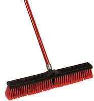 American Market Large 24'' Multi-Surface Push Broom with 49'' Alloy Handle