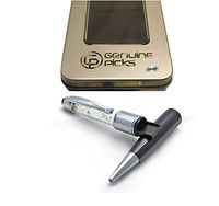 Stylish Crystal Ballpoint USB Pen Flash Drive. Fancy Gift Box. Three-in-one Ballpoint Pen with 16GB USB Flash Drive and Stylus Tip. Perfect Gift Idea by Genuine Picks (16GB, Black)