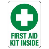 SN-20Hx14W-PLA-PLY-FIRST AID KIT INSIDE20" H x 14" W Plastic Not Laminated