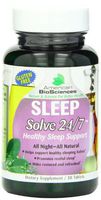 American BioSciences SLEEPSolve 24/7 Healthy Heart Sleep Support, Gluten-Free – 30 Tablets