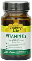 Country Life Vitamin D3 5 I.u., 60-Count (Pack of 2)