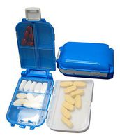 En Route Pill Case. Eight separate compartments.