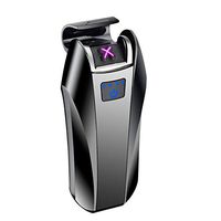 Frun Trading Arc Lighter USB Rechargeable Fingerprint Sensor Lighter Windproof Cigarette Lighter Gift for Father