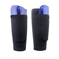Soccer Shin Guard Socks Leg Performance Support Football Compression Calf Sleeves with Pocket Can Holding Shin Pads Comfort Breathable for Children Youth Teen Adult CYWZ01 (Teens)
