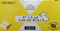 Certi-Gauze Roll (211-027) 4" x 6 yds. #635