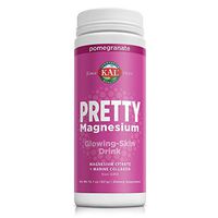 KAL Pretty Magnesium Glowing-Skin Drink | 325mg Mag Citrate + Marine Collagen | Cellular & Skin Health, 10.7oz, 70 Serv.