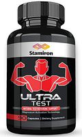 Stamiron Ultra Testosterone & Nitric Oxide Boost for Men Complete Test Boost for Enhanced Drive, Energy, Strength, Stamina, and Focus Male Boost Testosterone Supplement 90 Capsules