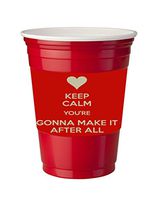 4 Pack of Vinyl Decal Stickers for Disposable Cups/Mary Tyler Moore You're gonna Make it after all