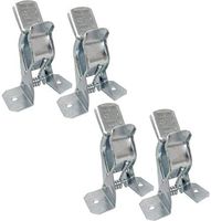 4 Pack Spring Grip Organizers for Brooms, Mops, Rakes Etc.