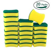 DOYADA Heavy Duty Multi-Use Cleaning Sponges Crub - Non-Scratch Magic Eraser Sponge - Scrubbing Dish Sponges Use for Kitchens, Bathroom, Car & Odor Free - 20 Pack (Waist)