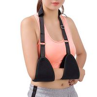 Triangle Dislocated Arm Sling Medical Shoulder Immobilizer Rotator Cuff Wrist Elbow Forearm Support Brace Strap with Soft Comfortable Padded Lightweight Simple for Broken & Fractured Arm