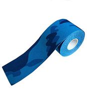 Runee High Quality Kinesiology Tape - Therapeutic Tape for Athletic, Sports, Medical Use - Latex Free and Waterproof (Camo Blue)