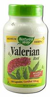 Natures Way Valerian Root Capsule, 530 Mg - 180 per Pack - 3 Packs per case.