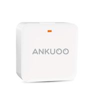 Ankuoo Smart Home Hub RF-to-WiFi gateway All in One Automation Learning Universal Remote Control Compatible for Apple Android Smartphone, 2.2 x 2.2 x 1.75 inch, white