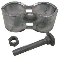 Panel Clamp, Steel, 1-3/8 in Dia.