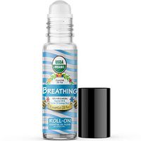 Essential Oil for Breathing (USDA Organic - 100% Pure) Pre-Diluted Blend of Essential Oils Recommended by Aromatherapists for Aromatherapy - 10ml