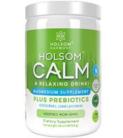 Holsom Calm Magnesium Powder, Anti Stress Supplement with Prebiotics, Unflavored - 16 oz …
