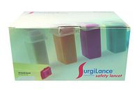 PT# SLN100 PT# # SLN100- Lancet Surgilance Yl Sterile 26G 100/Bx by, MediPurpose