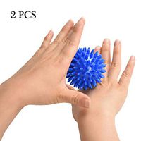 JJDD'G Finger Exerciser Ball, Stress Ball Hand Grip Strength Trainer, Spiky Massage Ball for Physical Therapy,Finger Strength Rehabilitation Training Equipment,Stress Reflexology,Blue
