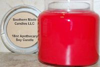 18 oz Apothecary Soy Candle - Sage & Pomegrantate