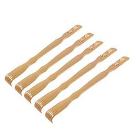 Saim Back Scratcher Bamboo Body Massager - Good Gifts for Friends Family 17.5 Inch 5 Pcs 