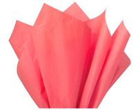Flexicore Packaging Coral Pink Gift Wrap Tissue Paper Size: 15 Inch X 20 Inch | Count: 100 Sheets | Color: Coral Pink