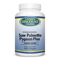 Vitamin Discount Center Saw Palmetto Berry Extract 320 mg, 180 Softgels