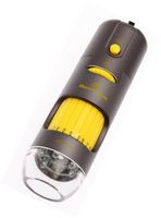 Aven 26700-200 Digital Handheld Microscope, 10x-200x Magnification, Upper LED Illumination, With Stand, Includes 1.3MP Camera