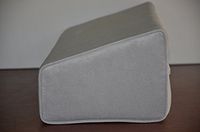 DQP Wedge Bolster Cover (Antique Velvet-Silver Gray)