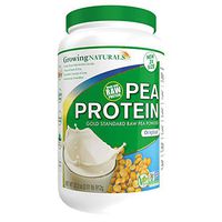 Growing Naturals | Plant Based Protein, Gold Standard Raw Pea Protein Powder | Original | Non-GMO, Vegan, Gluten-Free, Keto Friendly, Shelf-Stable | 2LB
