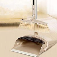ZHONGYI666 Dust Pan and Broom/Dustpan,Magic Broom Plastic Windproof Lazy Dustpan Suit Broom Artifact Soft Head Household Cleaning Tools Grabber Pick Up Rubbish,Convenient Storage