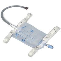 Briggs McGuire-Style Male Urinals, 20 oz. Leg Bag and Connecting Tube with Straps