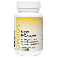 Amazon Brand - Solimo Super B Complex, Supports Immune and Normal Energy Metabolism, 60 tablets, Two Month Supply
