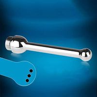 Asdf586io Sex Care, Anal Douche Vaginal Cleaner Gay Sex Toy Cleansing Shower Head Bidet Faucet - Silver