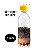Hemus No Fly Zone Device for Outdoor and Indoor for House Fruit Horse Biting Animal Dog Drain Tachinid Flies - Reusable and Works with Disposable Bottles, Kids & Pet Safe