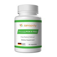 Alpha Lipoic Acid & L Glutathione | Priosa® LIPON R PRO | Antioxidant | Anti-Aging | Free-Radical Defense | Vegan | Non-GMO | Quality from Germany | 63 Capsules