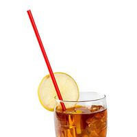 AmerCare 12 Inch Jumbo Red Paper Wrapped Straws, Case of 1200