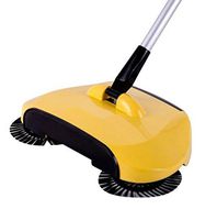 Dust Brooms Fabal New Arrival 360 Rotary Home Use Magic Manual Telescopic Floor Dust Sweeper Automatic Brooms (Yellow)